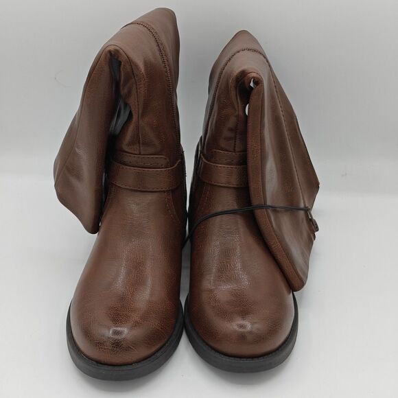 Baretraps Cassidy Faux Leather Women's Riding Boot Brown PICK SIZE - Picture 4 of 6